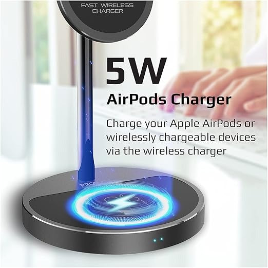 S7T | AuraBase-PD20 | 2 in 1 Wireless Charging Station With | 40W | Output