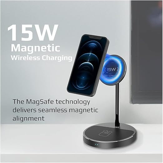 S7T | AuraBase-PD20 | 2 in 1 Wireless Charging Station With | 40W | Output